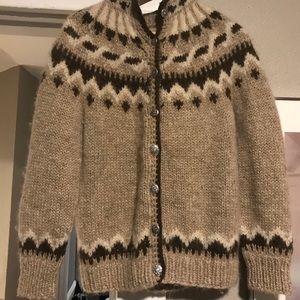 Handmade wool cardigan